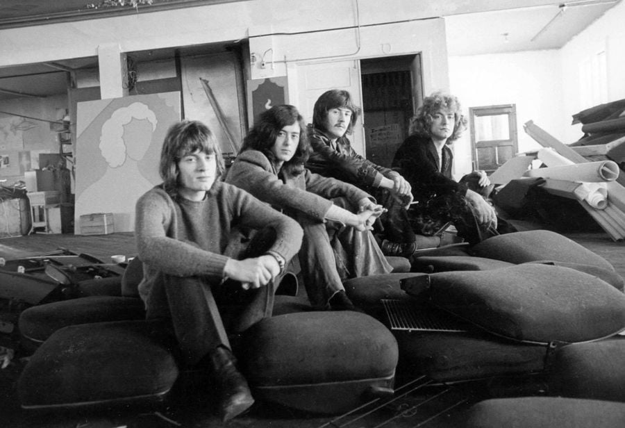 LED ZEPPELIN at Herb Greene Studio in San Francisco 1969