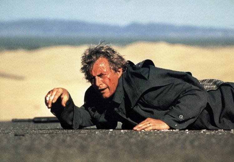 RUTGER HAUER, THE HITCHER, 1986