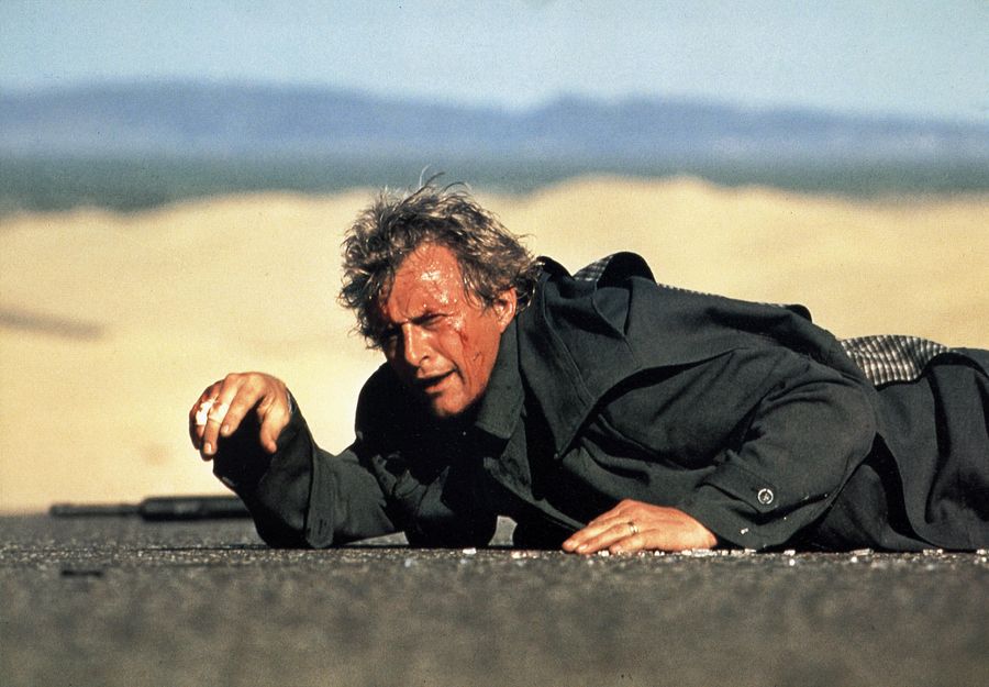 RUTGER HAUER, THE HITCHER, 1986