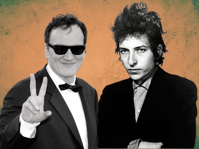 The iconic director Quentin Tarantino compared to Bob Dylan