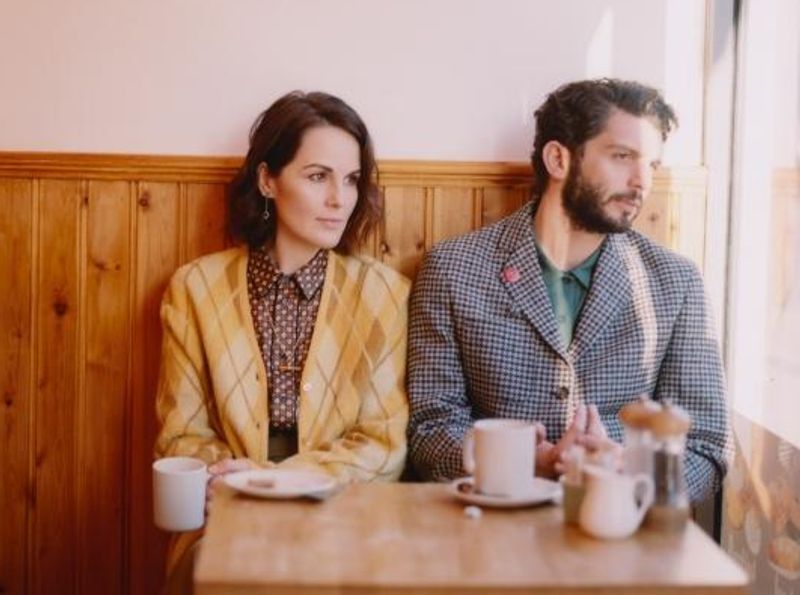 Michael Fox and Michelle Dockery