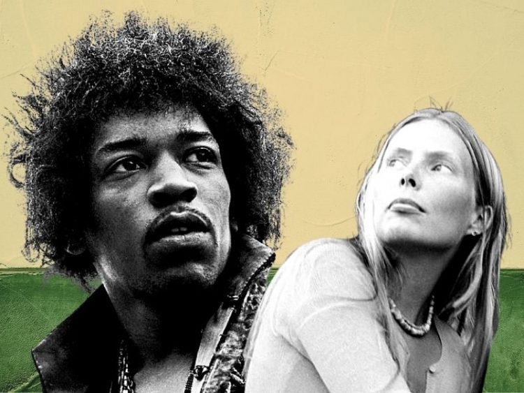 When Jimi Hendrix recorded Joni Mitchell from the front row