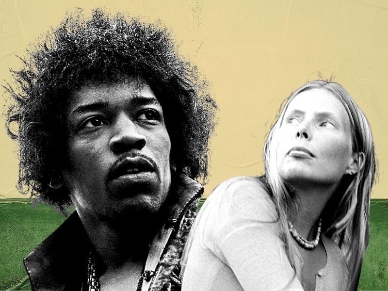 When Jimi Hendrix recorded Joni Mitchell from the front row