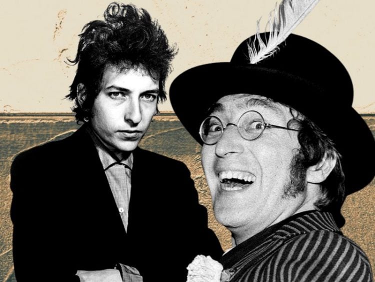 John Lennon was critical of Bob Dylan as a political singer