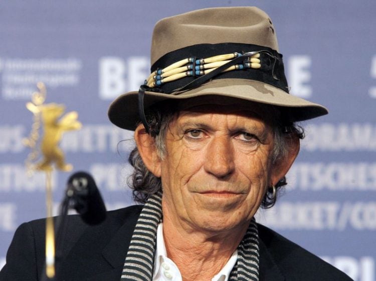 Keith Richards wrote his happiest song when he was sad