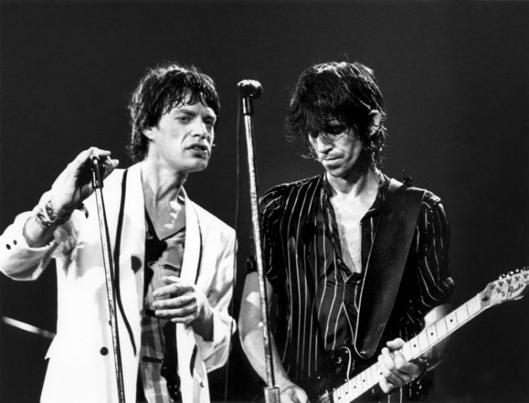 Mick Jagger and Keith Richards of the Rolling Stones