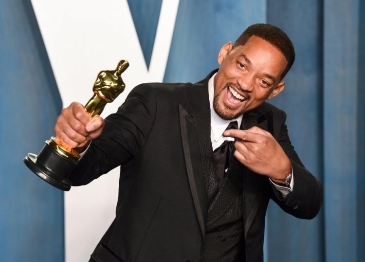 Will Smith refused to leave the Oscars after slapping Chris Rock