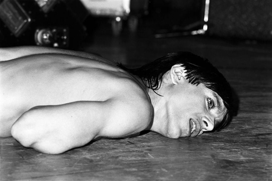 Iggy Pop performing on The Idiot World tour at the Tower Theatre.Philadelphia, PA. March 19th, 1977