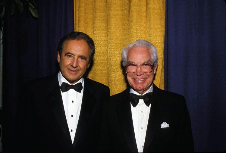 Joseph Barbera And William Hanna At The 1987 Angel Awards