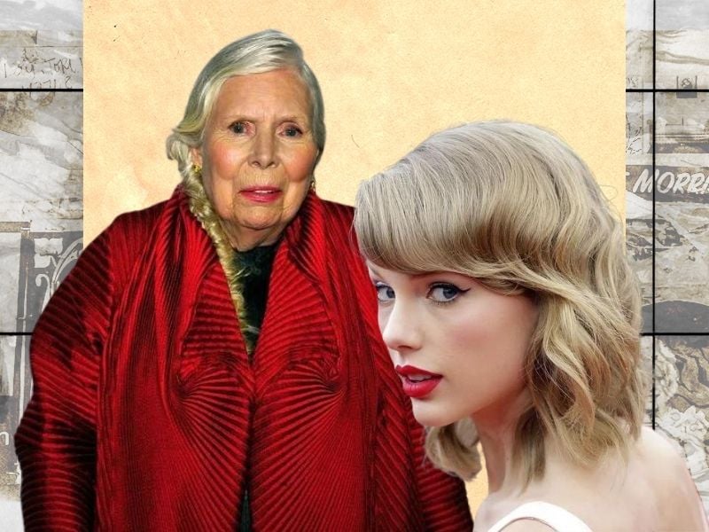 The complex connection between Joni Mitchell and Taylor Swift