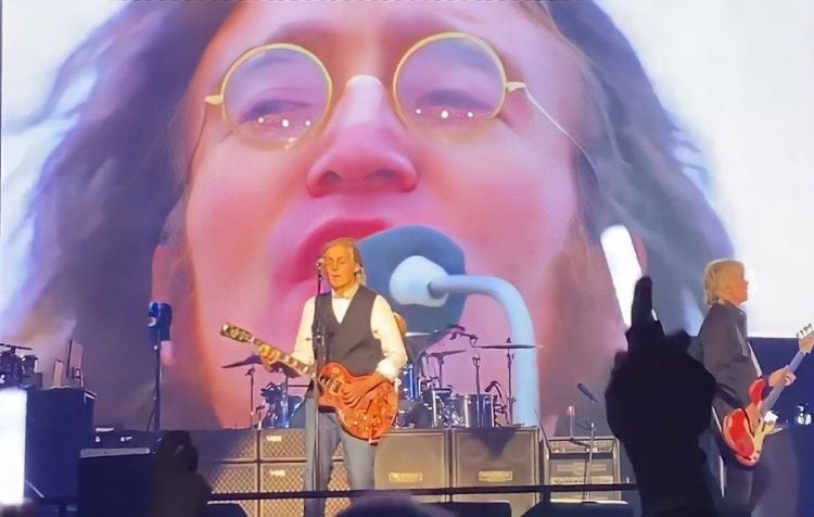 Watch Paul McCartney create John Lennon duet during recent concert