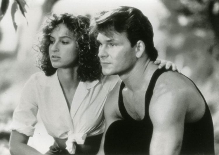 Actress Jennifer Grey and actor Patrick Swayze in the movie Dirty Dancing, USA 1987