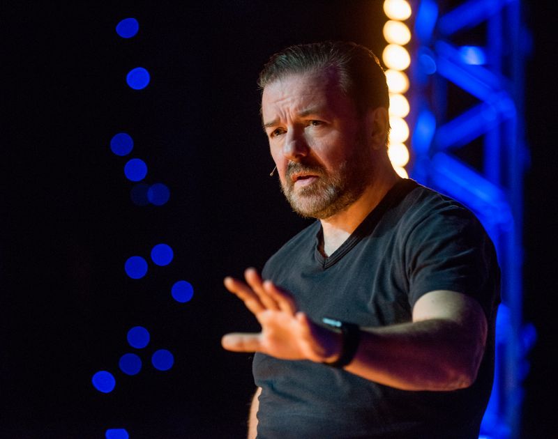 Ricky Gervais' Netflix show criticised for “anti-trans rants”
