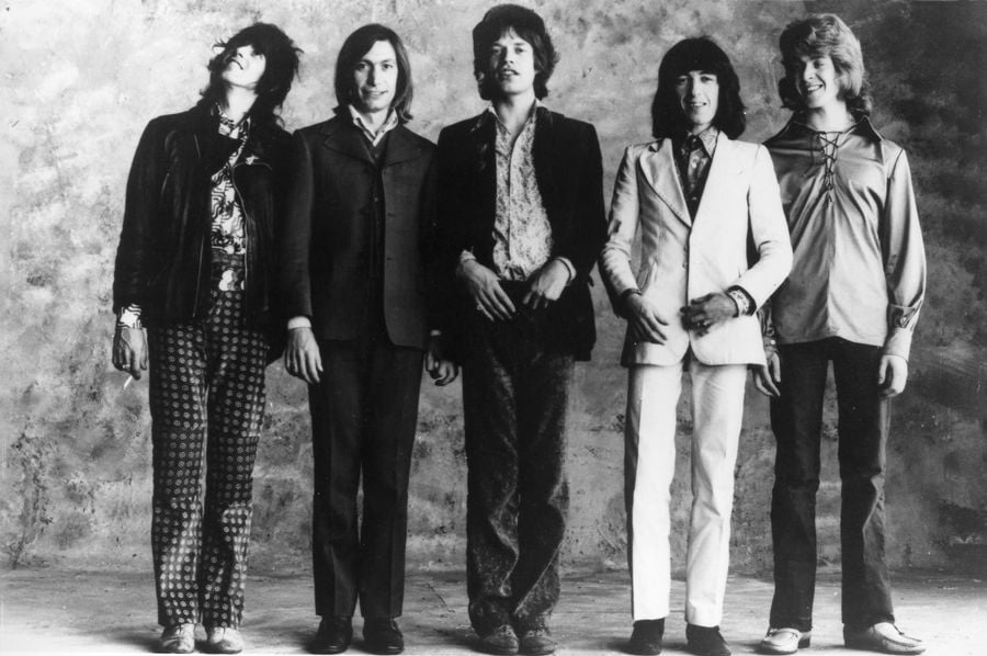 Keith Richards, Charlie Watts, Mick Jagger, Bill Wyman, Mick Taylor.