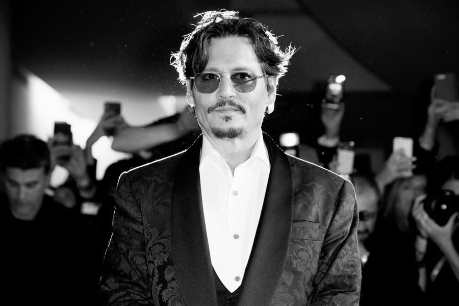 Johnny Depp attends the premiere of the movie "Waiting For The Barbarians" during the 76th Venice Film Festival