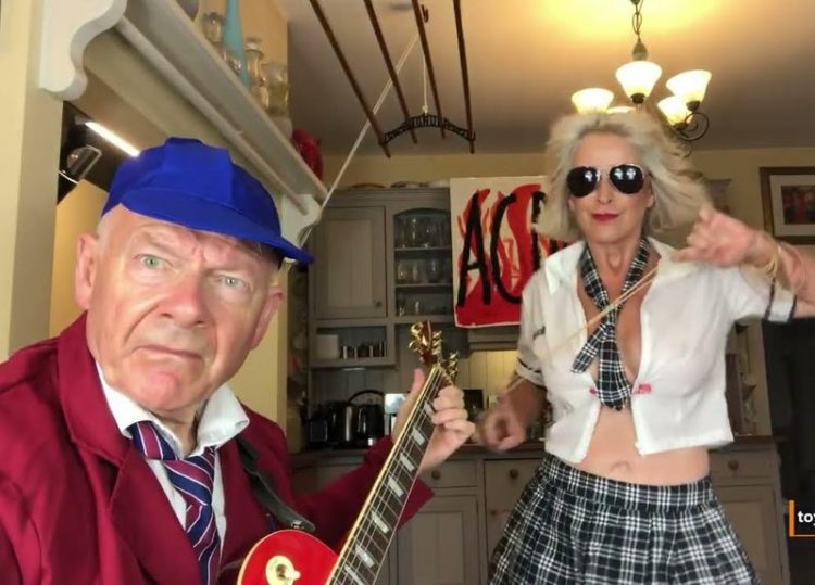 Watch Toyah Willcox and Robert Fripp perform ‘Back In Black’ cover