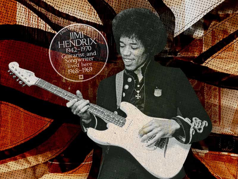 Why Jimi Hendrix found sanctuary and success in the UK?