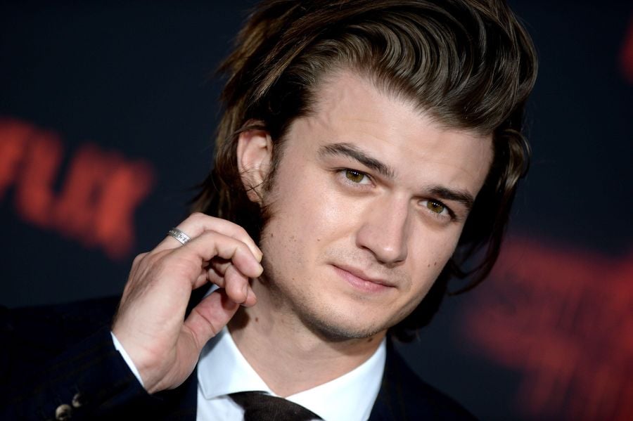 Joe Keery attends the Premiere of Netflix's 'Stranger Things' Season 2