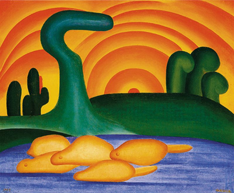 Tarsila do Amaral Sol Poente