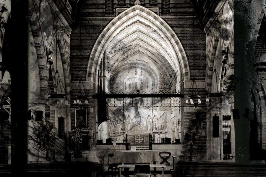 The haunted London church used to film a horror classic