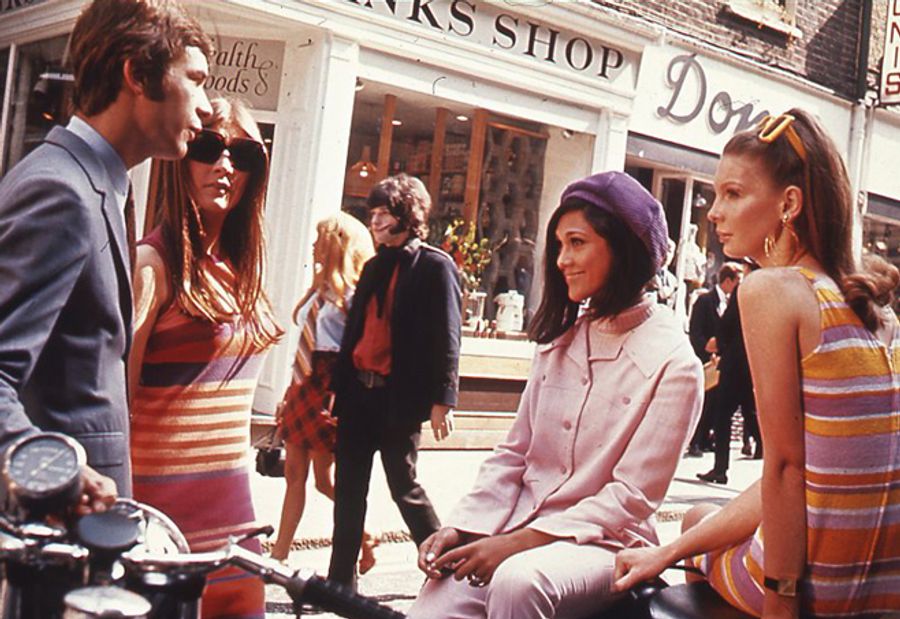 Watch archive footage of London during the swinging sixties