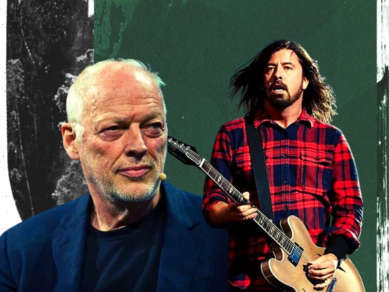 David Gilmour and Dave Grohl