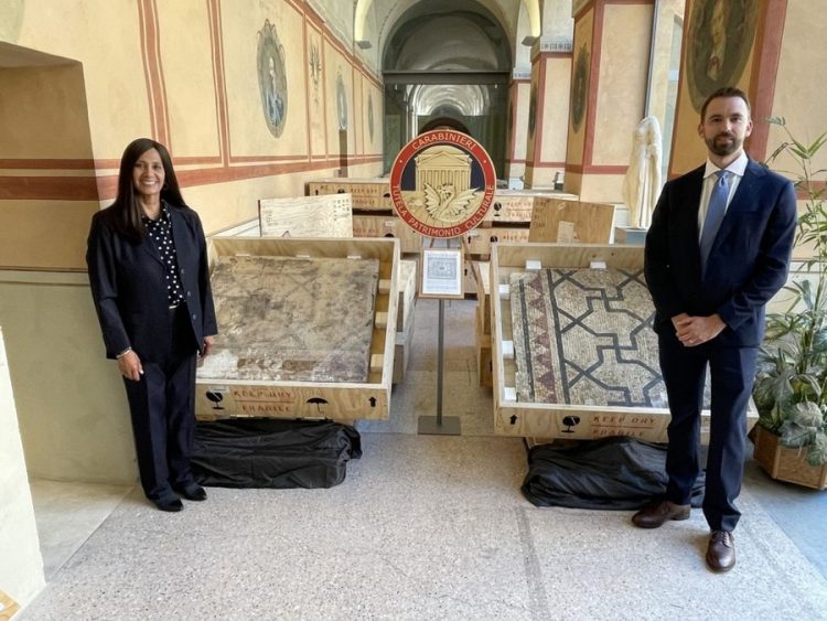FBI returns 2,000-year-old Roman mosaic to Italy