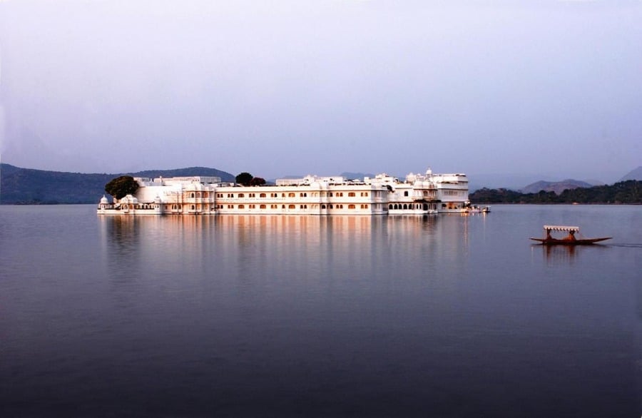 Stay in the floating Indian palace from the James Bond outing 'Octopussy'