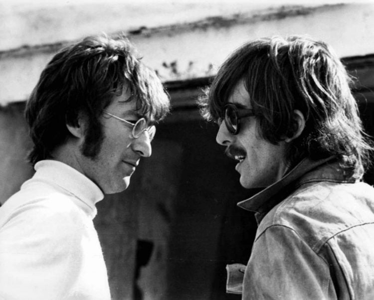 The only Beatles song credited to George Harrison and John Lennon