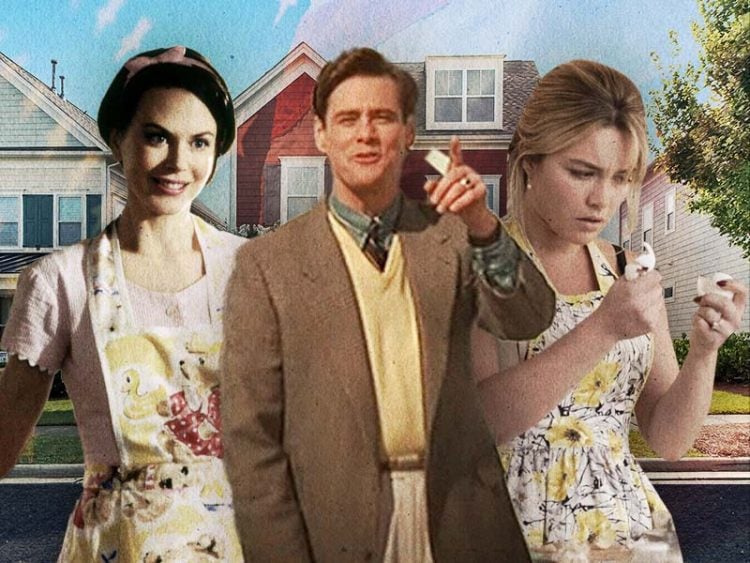 Why is middle America so often depicted as a false simulation?