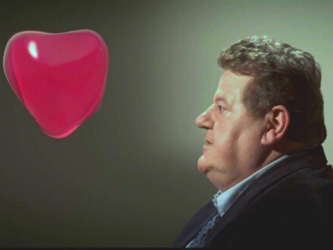 When Robbie Coltrane starred in a Kate Bush video