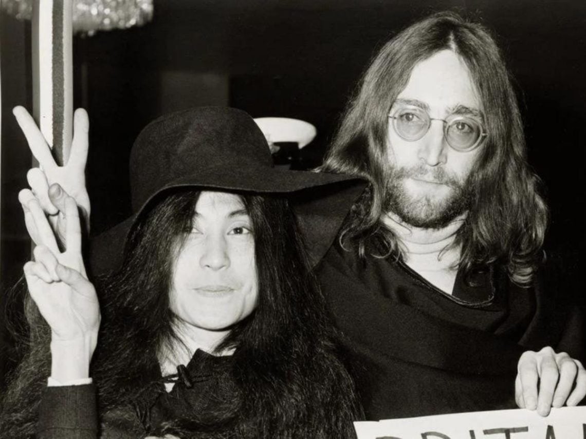 Beatle John Lennon and wife Yoko Ono, 1969