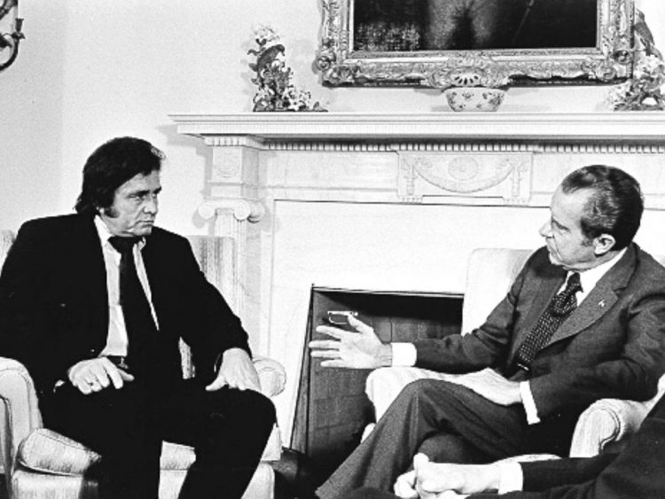Richard Nixon's attempt to "neutralise" Johnny Cash during White House visit