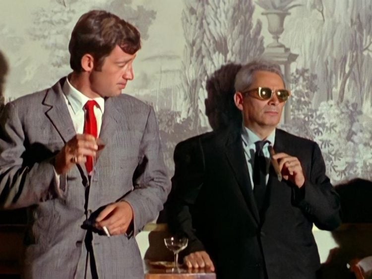 Samuel Fuller's cameo in Jean-Luc Godard movie 'Pierrot Le Fou'