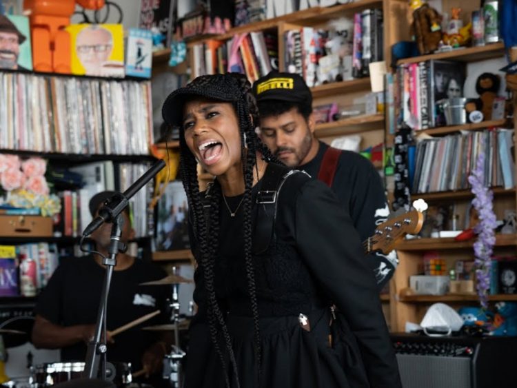 Watch Santigold perform for NPR 'Tiny Desk'