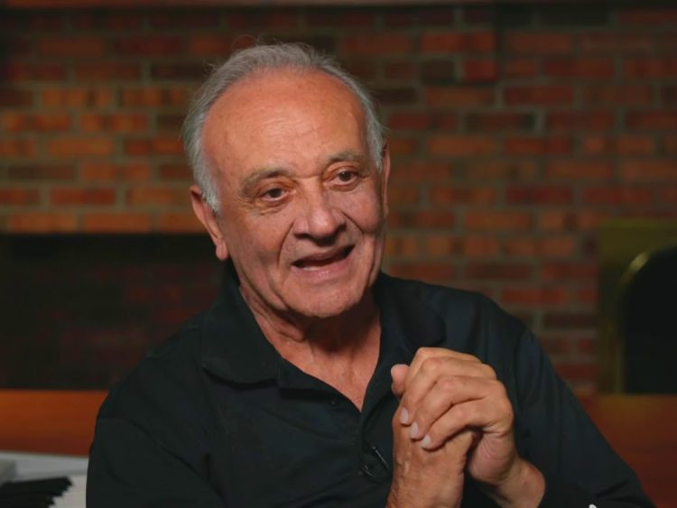 What was Angelo Badalamenti's "first real break" in music?