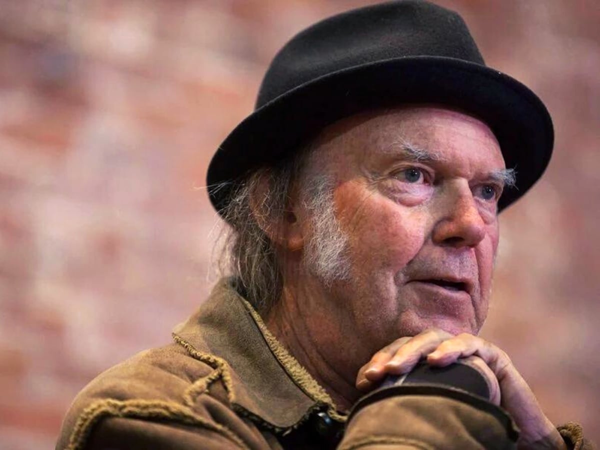 Why was Neil Young was refused American citizenship