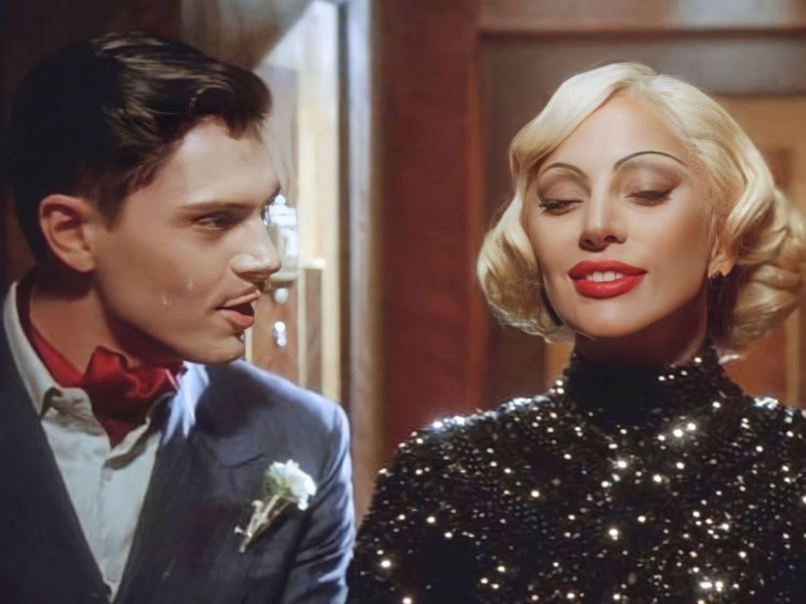 Evan Peters discusses the "otherworldly creative" Lady Gaga