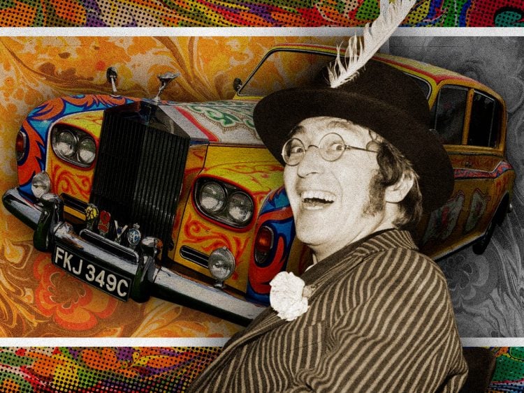 The most famous Rolls Royce in the world- John Lennon and his psychedelic Phantom V