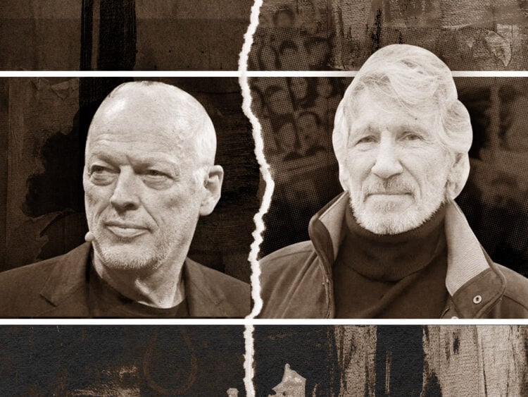 David Gilmour and Roger Waters