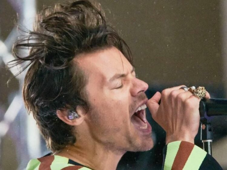 Harry Styles on stage