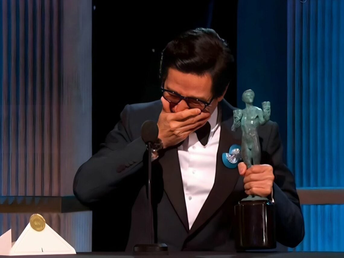 Ke Huy Quan becomes first Asian male to win Screen Actors Guild Award for 'Best Supporting Actor'