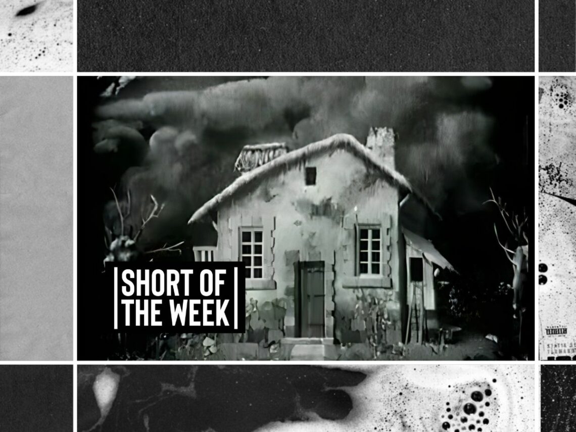 One of the first haunted house films