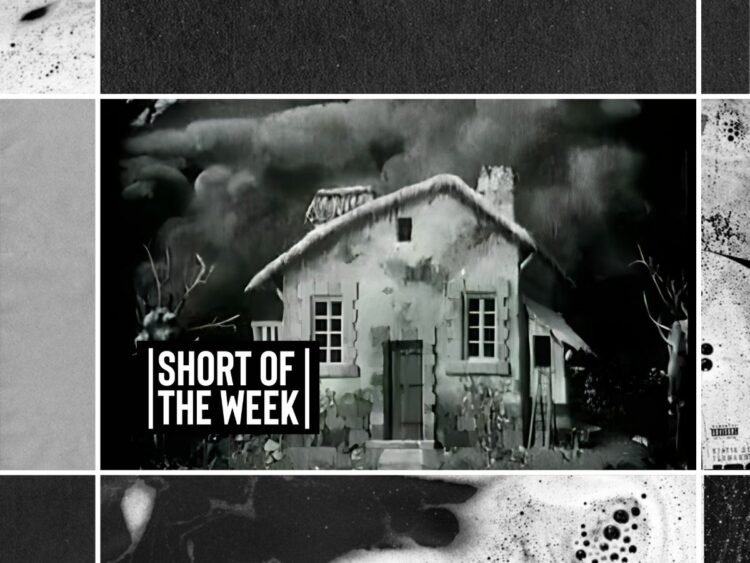 One of the first haunted house films