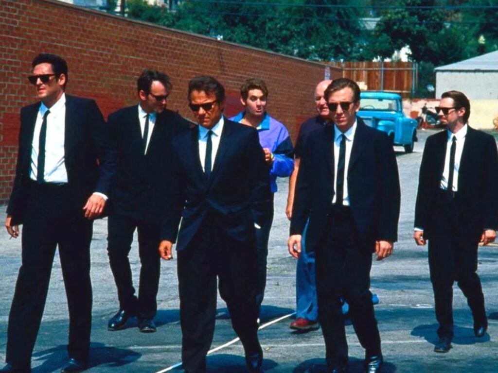 Behind the scenes of Quentin Tarantino film 'Reservoir Dogs'