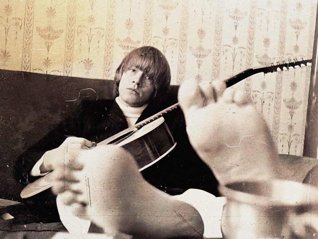 Brian Jones - Playing Guitar at home - by Bent Rej
