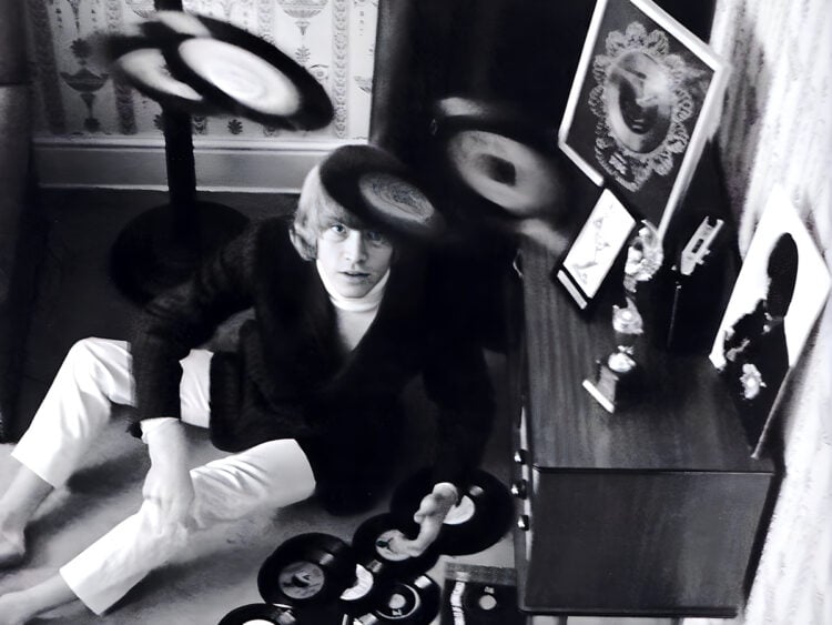 Brian Jones at home - by Bent Rej