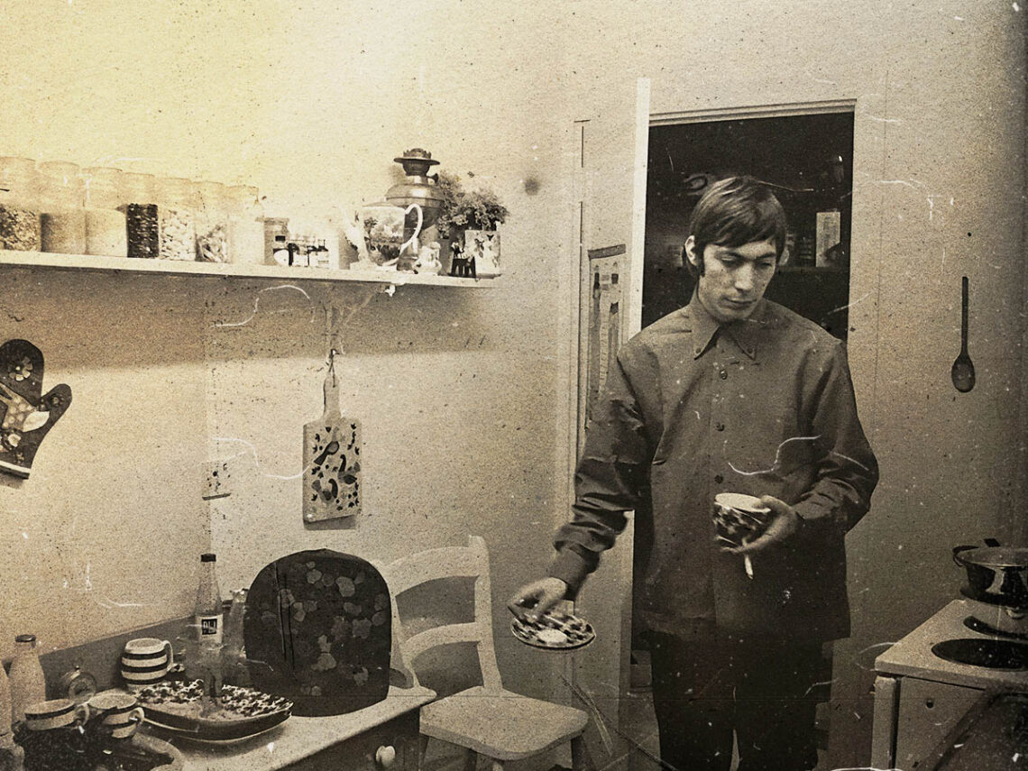 Charlie Watts at Ivor Court - Gloucester Place - 1965 by Bent Rej