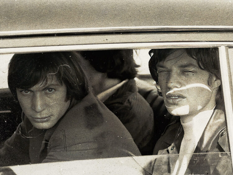 Charlie Watts and Mick Jagger by Bent Rej - 1965