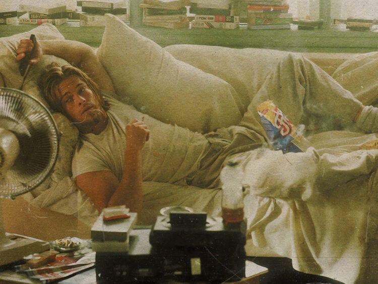 Brad Pitt as Floyd in Quentin Tarantino's 'True Romance' - 1993